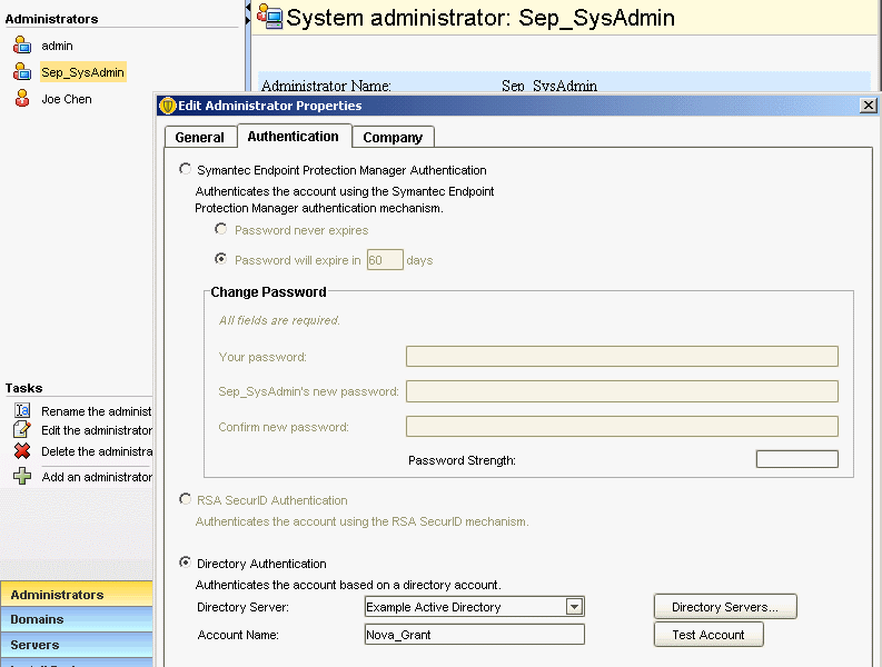 forgot your password symantec endpoint manager 14